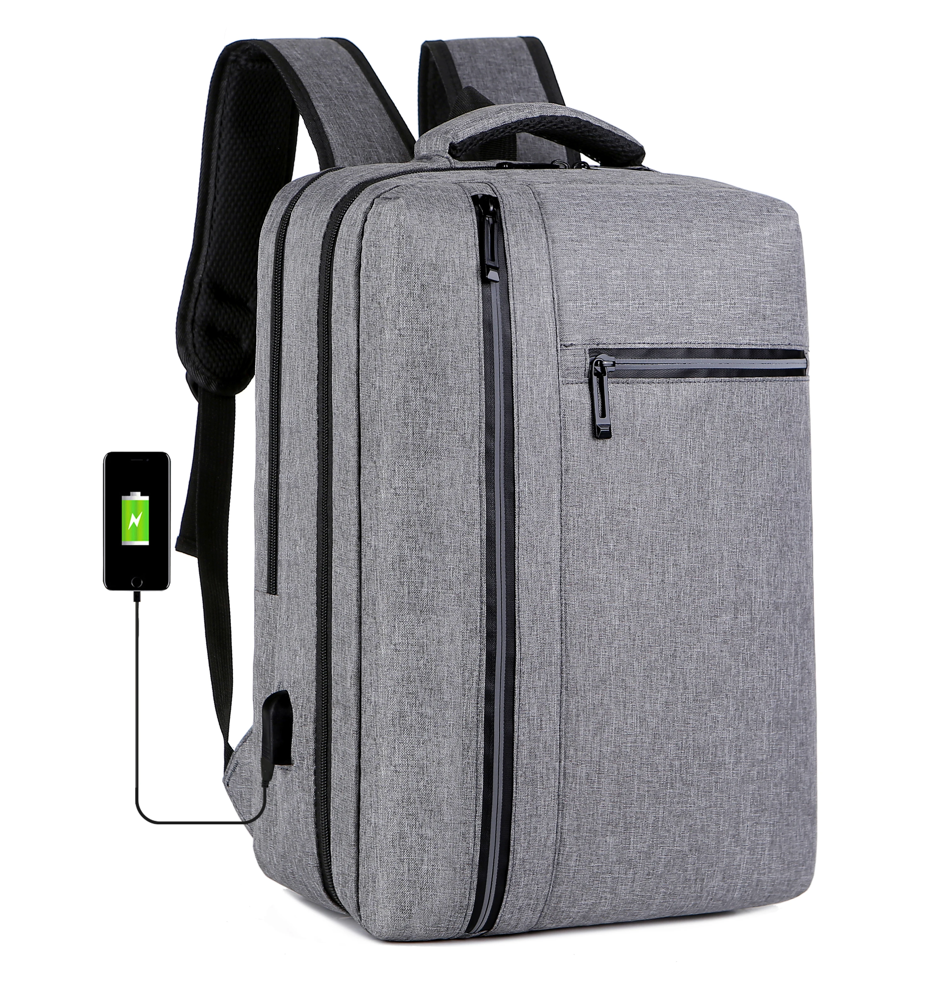 Factory hot sell business multifunctional backpacks wholesale smart black men waterproof custom laptop backpacks