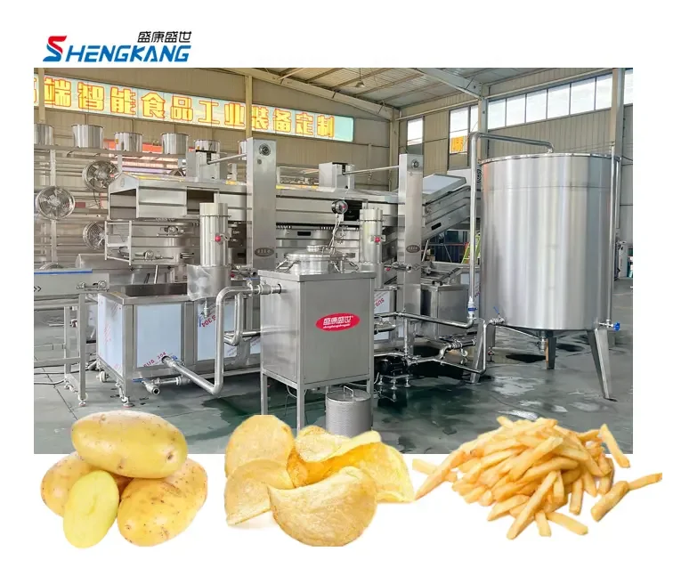 Commercial Industrial Potato Chips Fryer Spiral Potato Frying Machine peanut frying machine price
