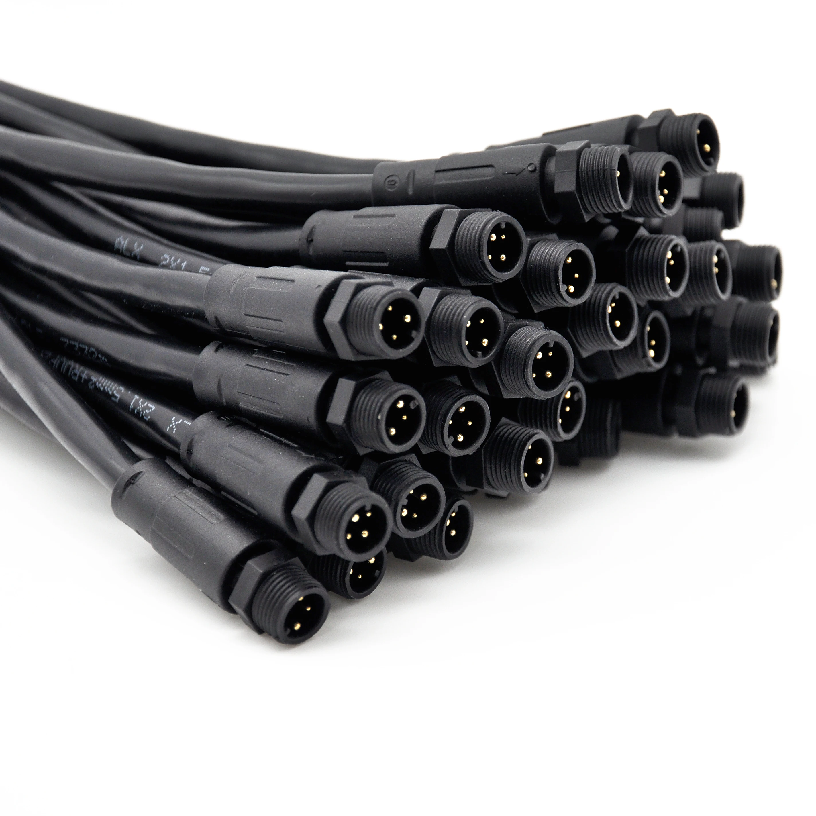 2023 Top sell product M12 IP67 2 3 4 5 6 7 8 pin male female waterproof connector 6 pin connector