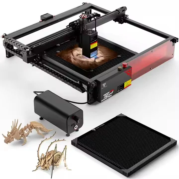 Twotrees Ts2 20 Вт Мини Diy все материалы 3D диодный лазерный гравировальный принтер для стекла корпуса коробки