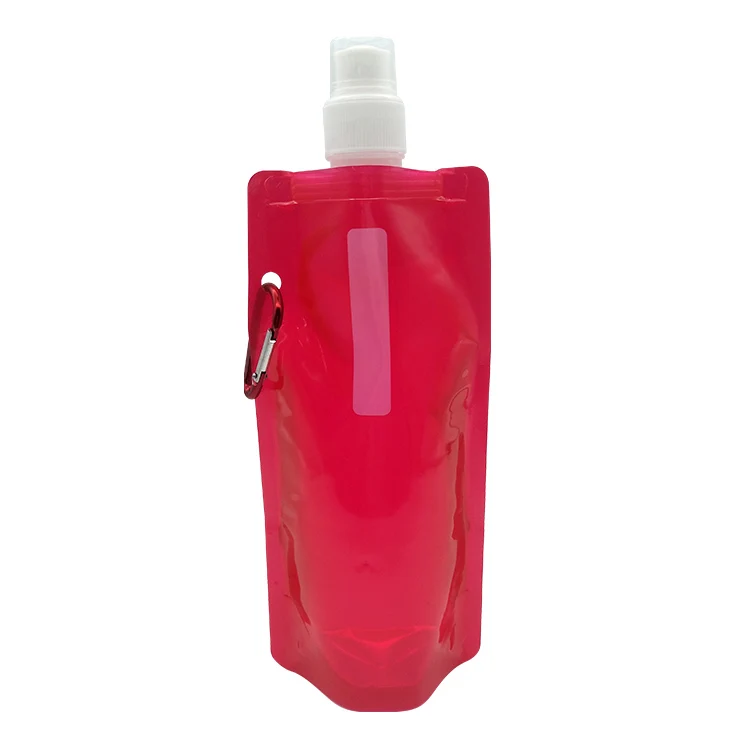 Hot Sale Food Grade BPA Free Foldable Colapsible Plastic  Drinking Water Bottle