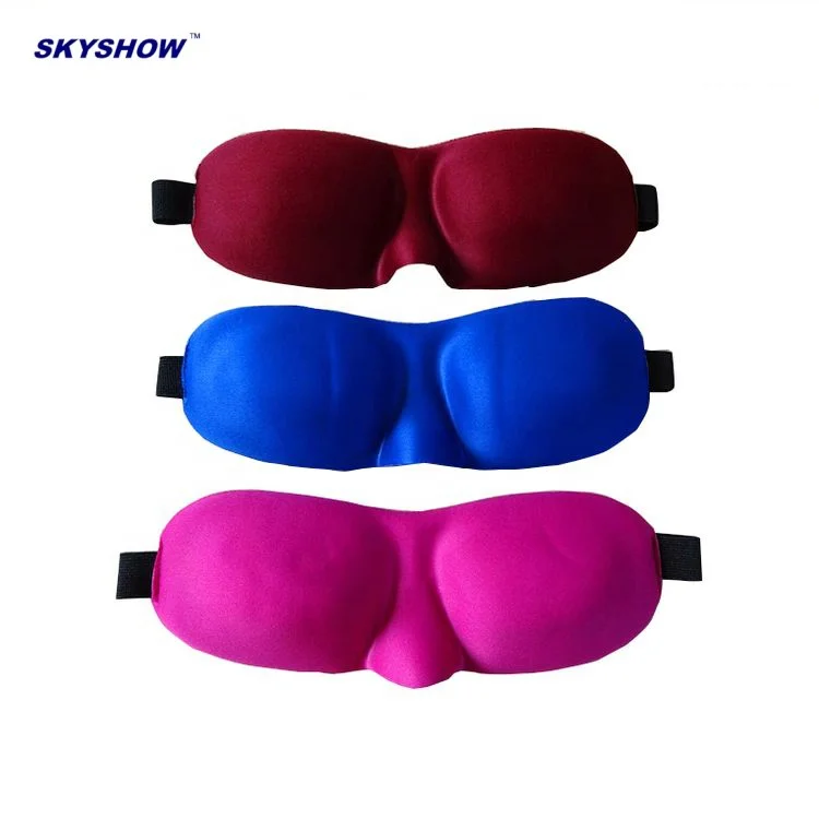 Breathable Custom Night Sleeping Eye Mask With Logo
