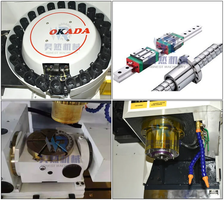 5 axis cnc milling vertical machining center centre knd controller vmc1270