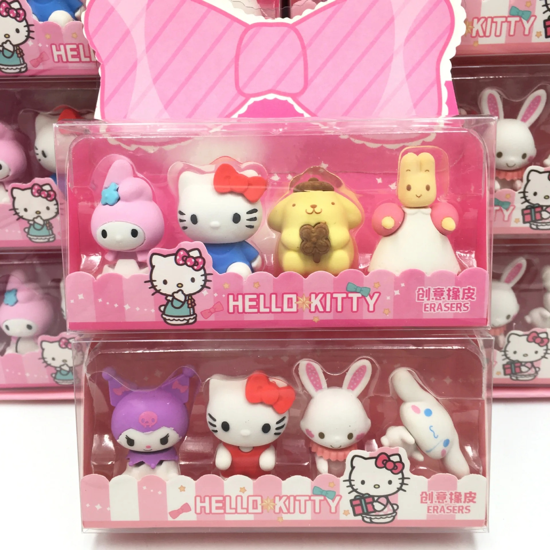 Sanrio семейная серия ластиков креативный обучающий приз подарок 3D стерео ластик