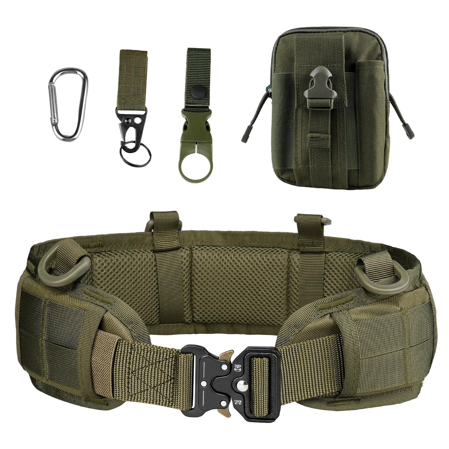 Normal Inch Men Nylon Combat Wholesale Tactical Molle Waist Belt Double-layered
