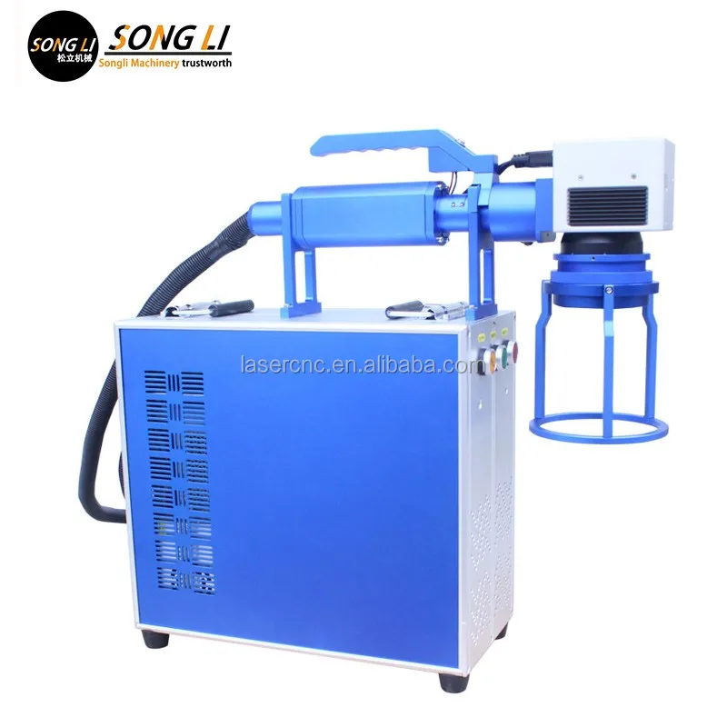 handhold fiber laser marking machine small size 20w 30w 50w laser marker for metal/aluminum/ring price