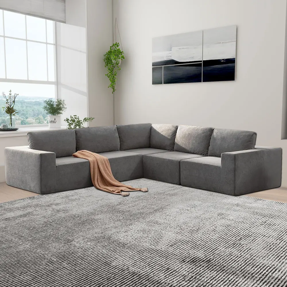 Welcome Customization for Home Furniture Living Room Sofa Set Vacuum Compressed Sofa Couch  Extendable