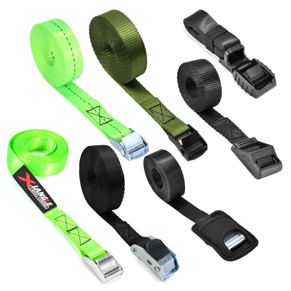 Well-made Custom Logo Cam Lock Buckle Quick Adjust Spring Loaded Straps Tie Down Straps Lashing Belts Tie Down Strap with logo