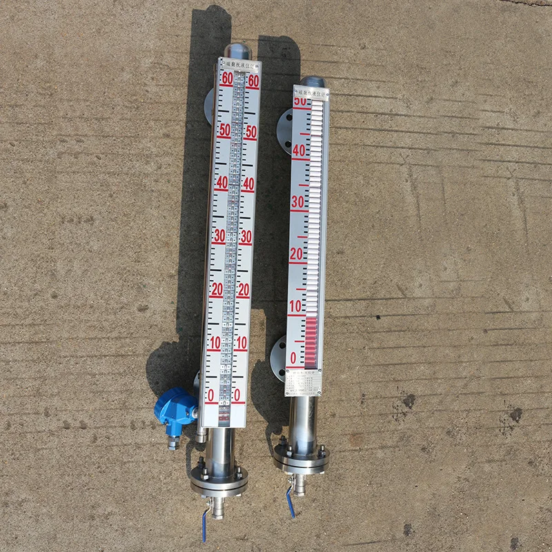 Oil Chemical Magnetic Level Meter Anti-corrosion Liquid Magnetic Flap Level Gauge Still Oil Level Indicator