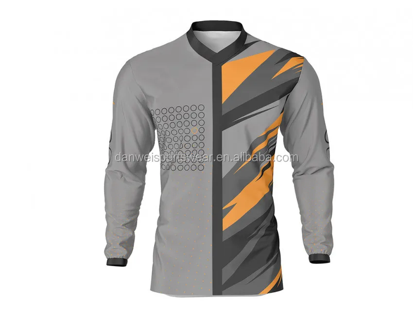 
Get half half design printing customize your own motocross jersey 