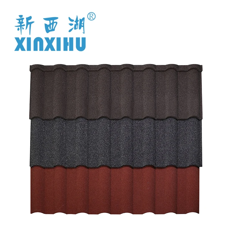 
2020 Cheap Slope Roofing Milano Stone Coated Metal Roof Tile in New Zealand 