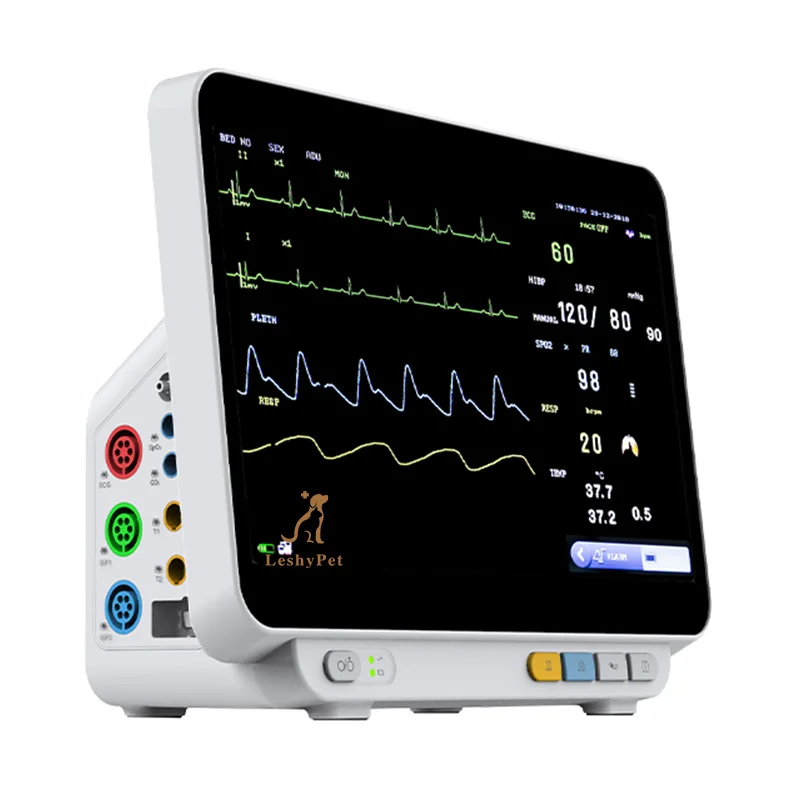 Leshypet Manufacture price 8 12 15 inches cat dog animal pet vet veterinary portable multiparameter monitor