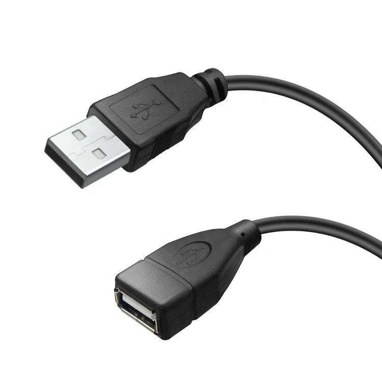 Кабель-Удлинитель USB 2,0, штекер-гнездо, кабели передачи данных, Суперскоростной удлинитель данных, кабель 1,5 м, 3 м, 5 м, 10 м для ПК