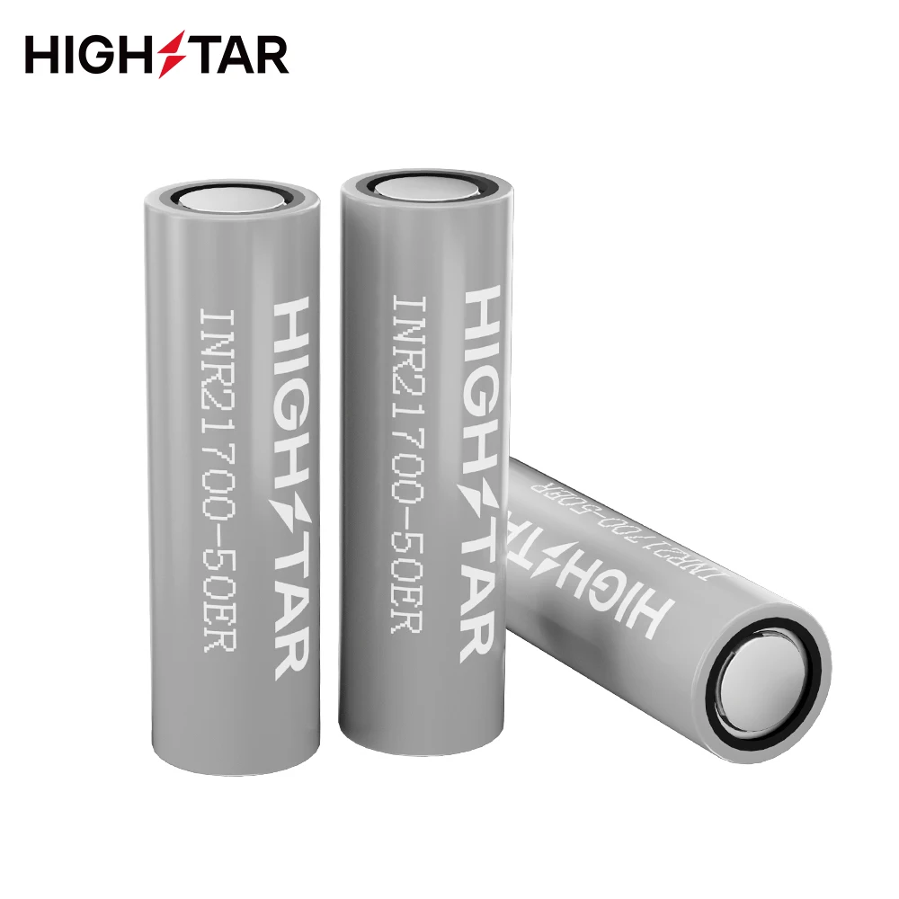 HIGHSTAR 21700 Ternary Lithium Ion Battery 5000mAh 3.6V 18650 High Capacity Cylindrical NCA Anode Material 50E Battery Cells