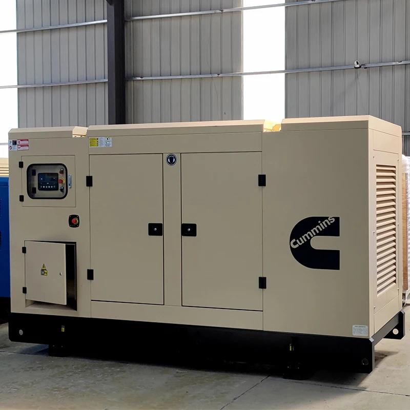 Cummins  60hz 110v/220v single phase silent type diesel generator with stamford type alternator cummins generator famous brand