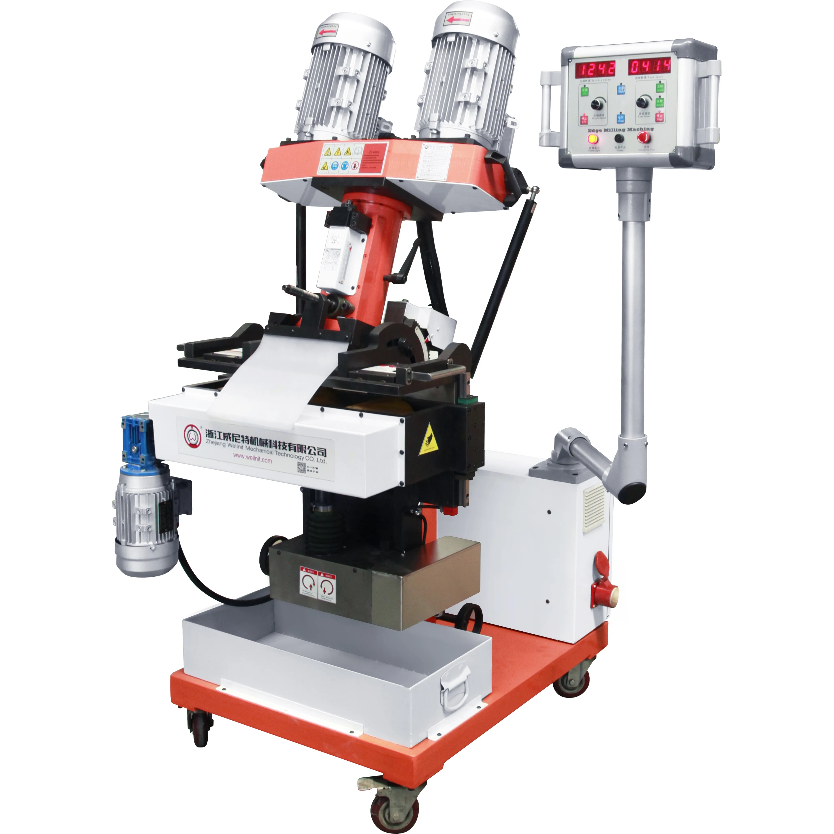 Portable plate cold bevel milling machine hot sale