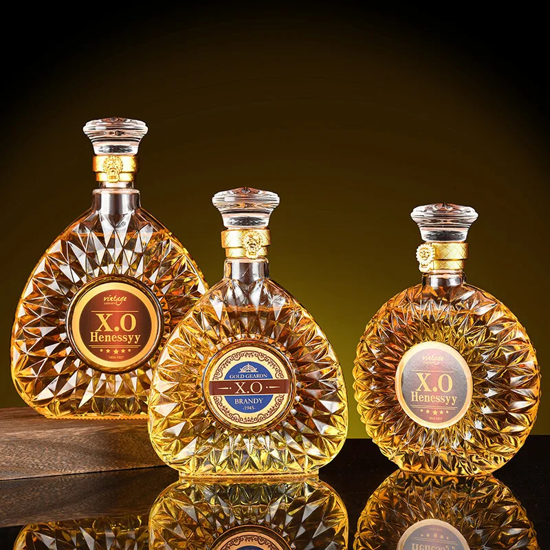 Wholesale European wine glass XO wine Red wine Whiskey bottles