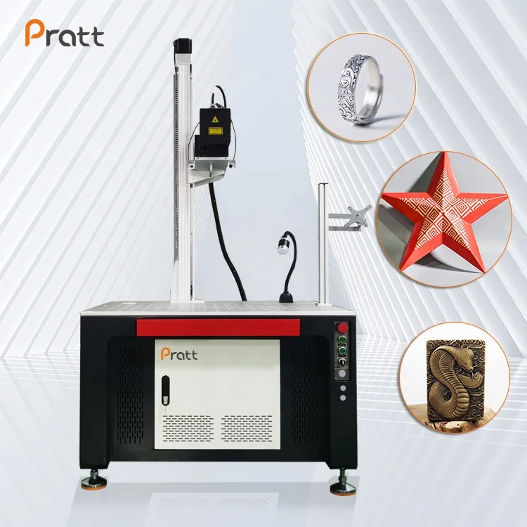 Pratt Large Format 3D UV Laser Marking Machine Directly Supplied by the Factory for Metal and Non-metal Products