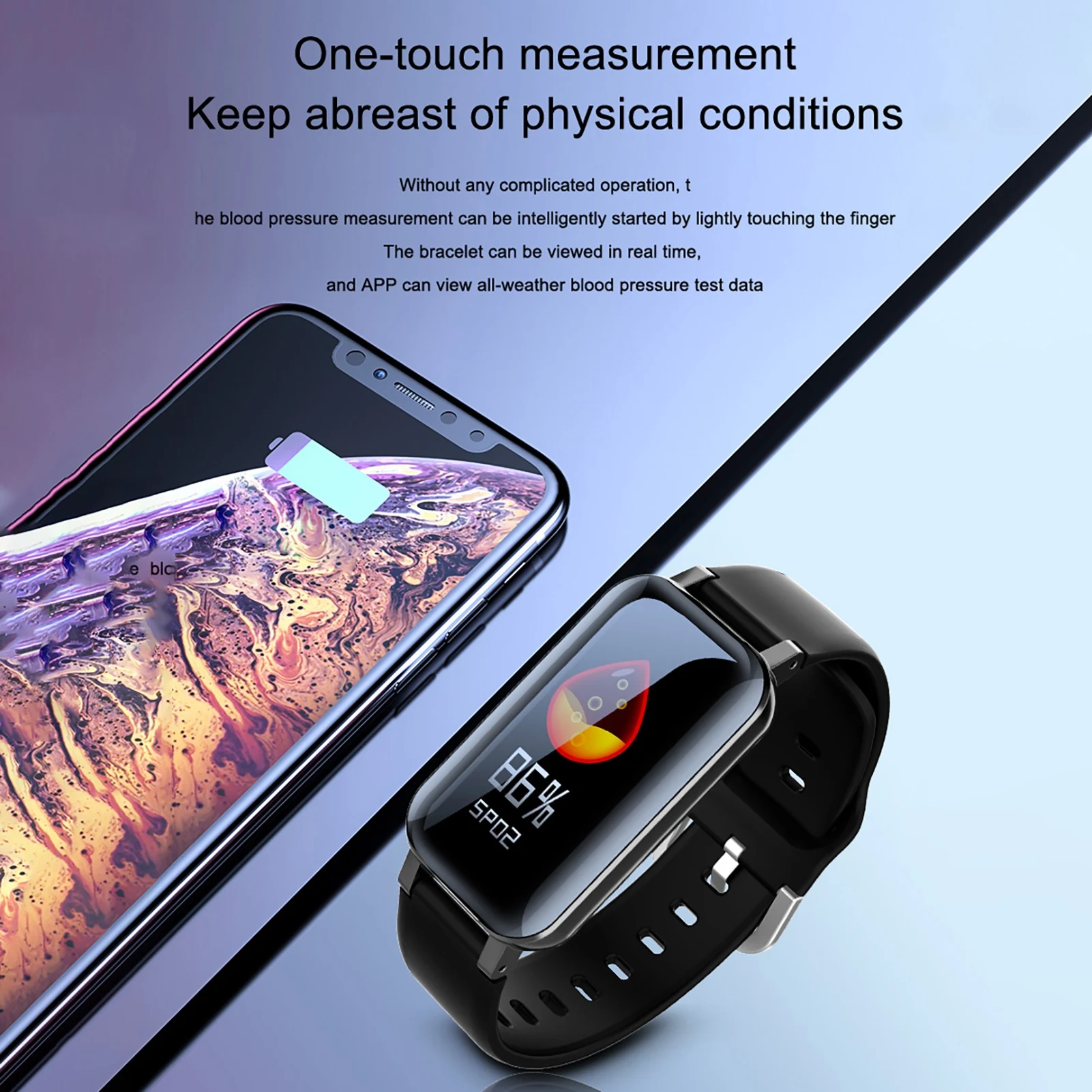 High quality hot selling 2 in 1 waterproof reloj smartwatch T89 smart watch with earbuds earphone
