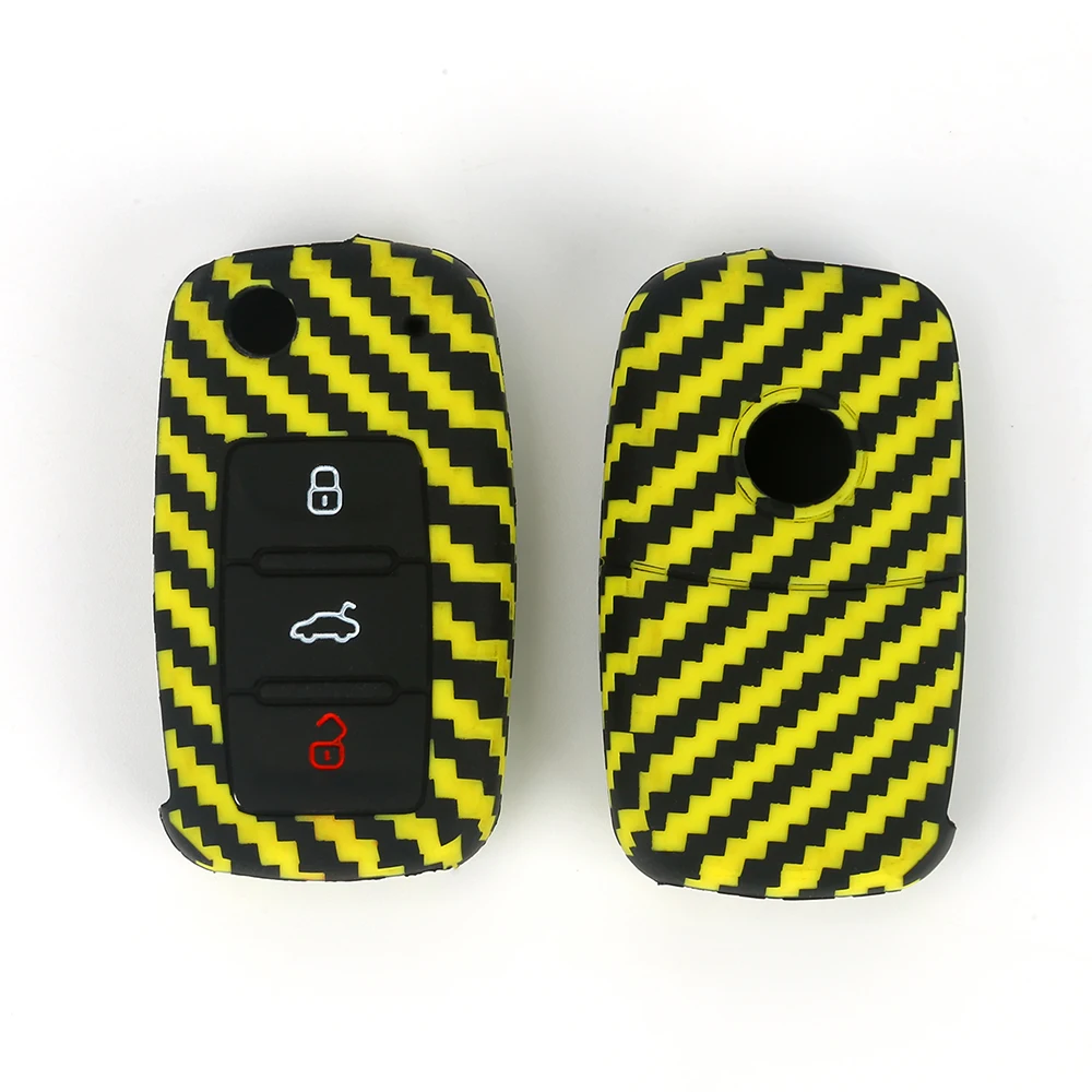 Fashionable Car Key Cover Protection Reusable Silicone