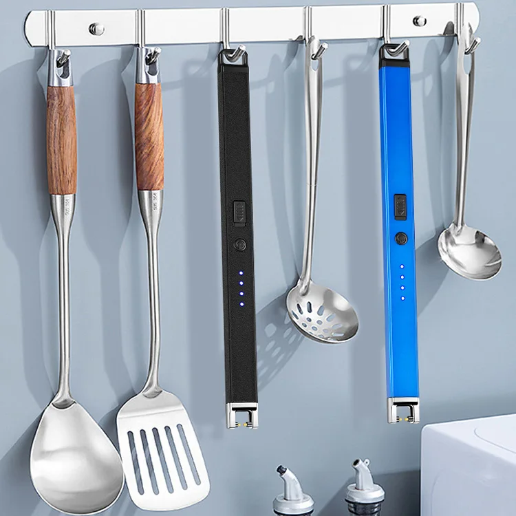 Wholesale Lighter Custom Logo Professional USB Plasma Rechargeable Lighters Long Candle Electric Lighter