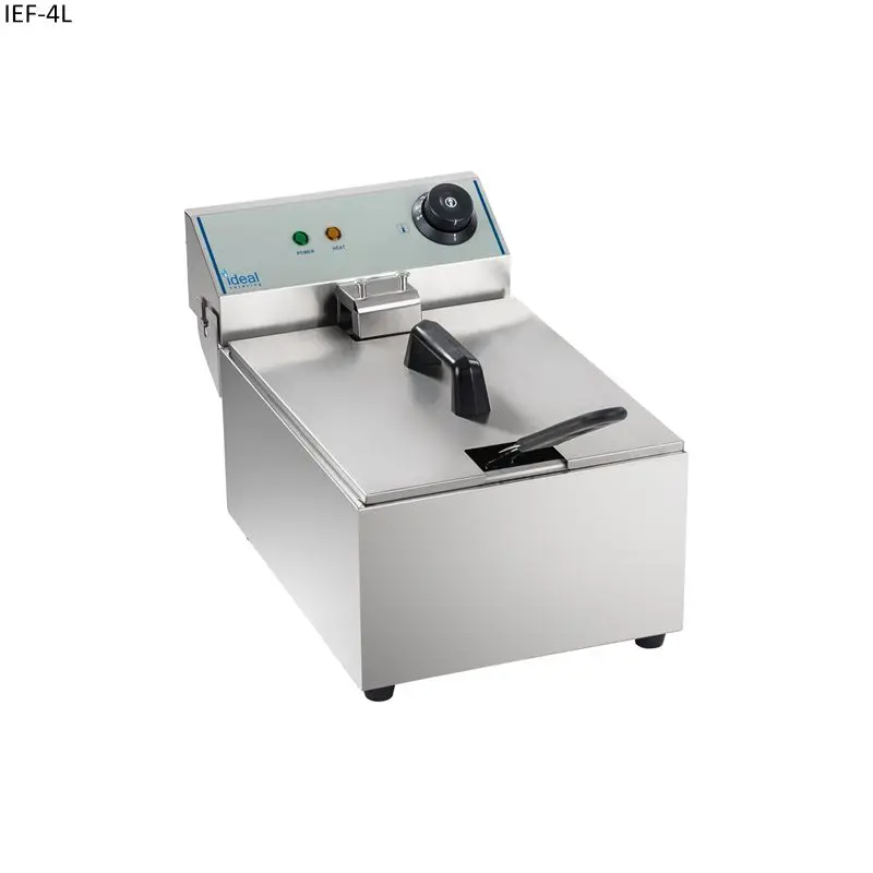 Table Top Stainless Steel French Industry Fries Machine  Potato Chips Fish Chicken Electrical Deep Fryer for Restaurant