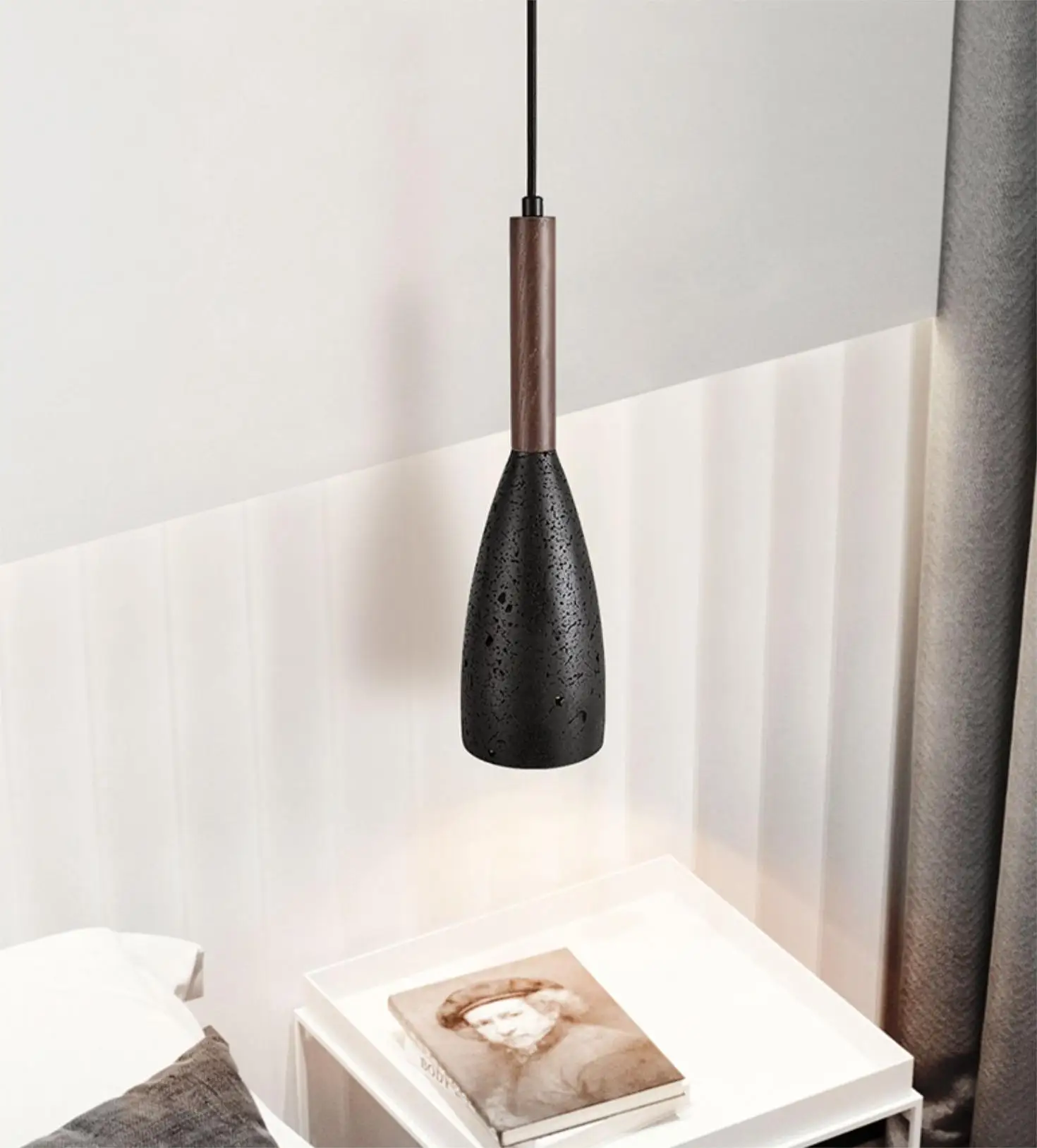 post modern ceiling lamp pendant lighting fixture luxury hanging lights yellow cave stone chandelier