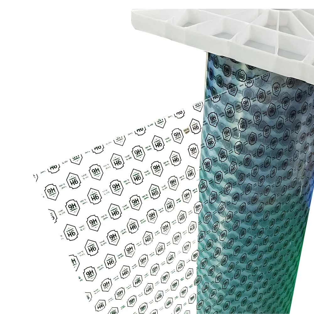 9H Matte Nano Flexible Glass Screen Protector Film PET Laser Cutting Raw Material Roll Film A4 Size Sheet