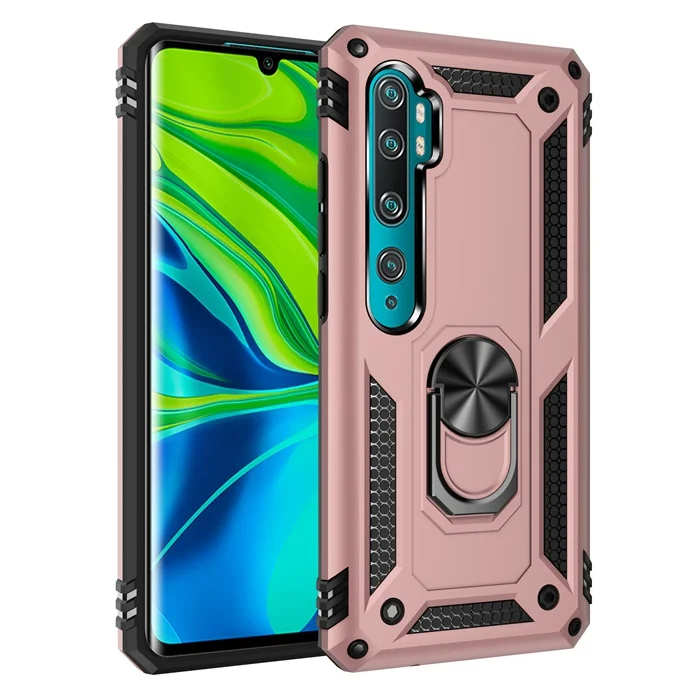 Magnetic Car Mount Holder Stand Case For Xiaomi NOTE 10 NOTE10 Pro CC9 Pro 10 Redmi K30 Metal Finger Ring Kickstand Skin Cover
