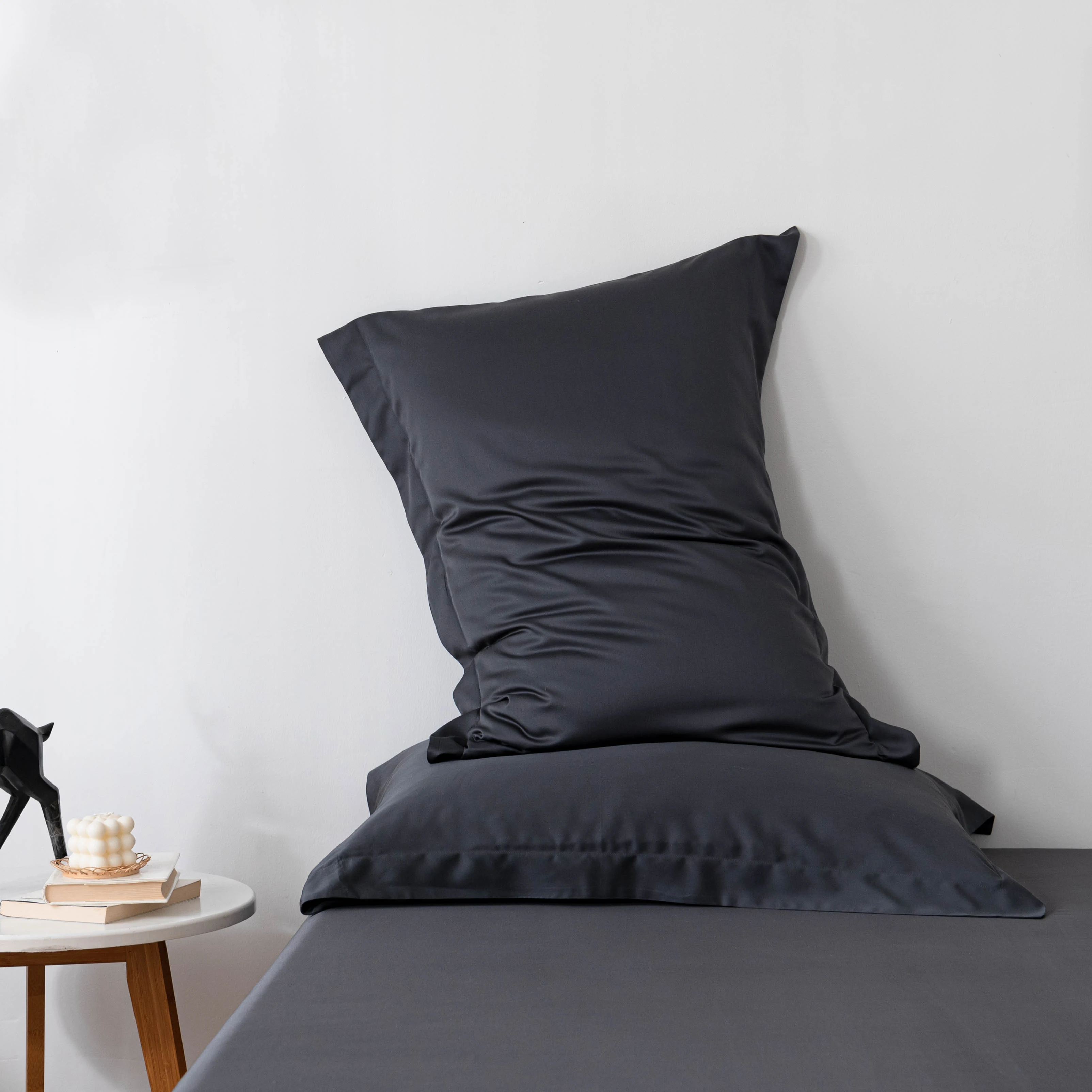 100% Sateen Bamboo Bed Linen Sheets Set Pillow Cases,Top Sheet,and Fitted Sheet Queen