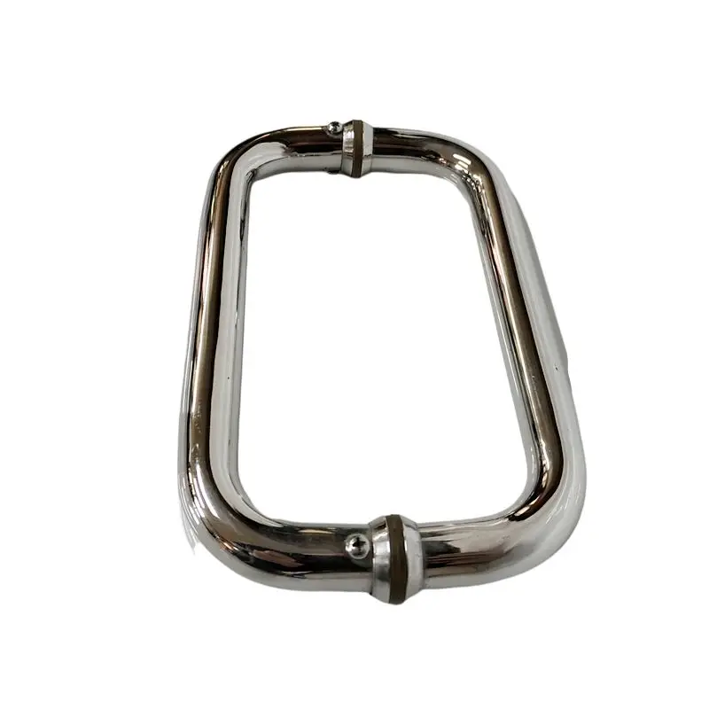 Customize Various Shape Stainless Steel Glass Door Handle In Hotel Bathroom