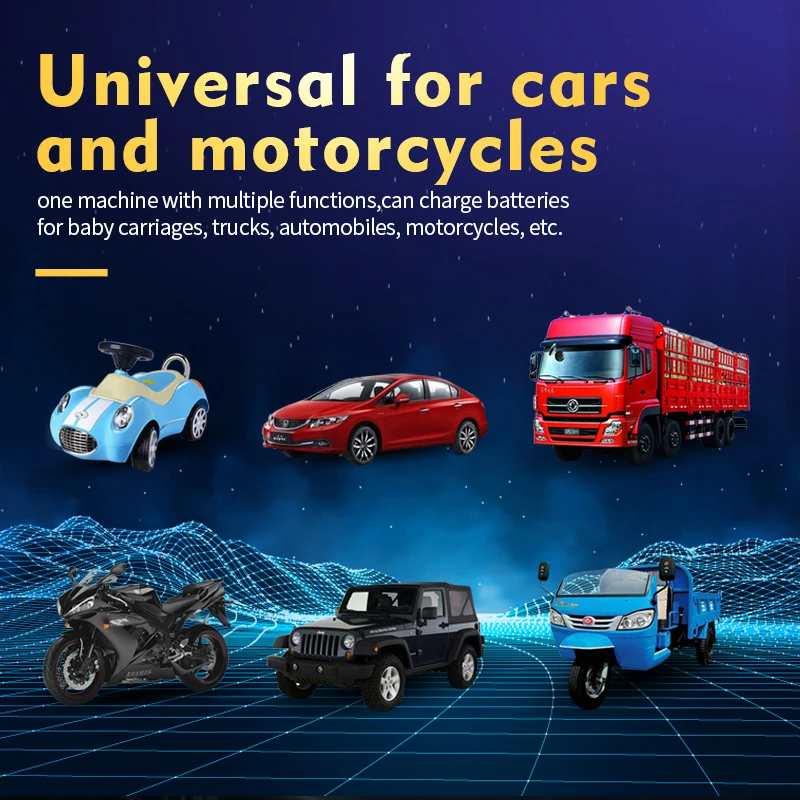 BOLAIMEI Lead Acid Lithium 6V 12V Automotive Vehicle Auto Motorcycles Lithium Car Battery Charger