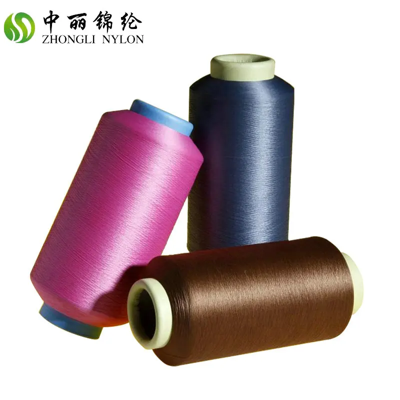 Hot selling products DTY 70D/24F Custom Polyamide Nylon 6 Dope Dyed Color Yarn for knitting socks,seamless,hosieres