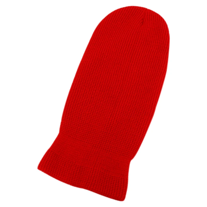 Wholesale Face Hat Female Beanie Designer 2022 Custom Knitted Baclava Polyester Thick Thermal Spandex Plain Ski Mask