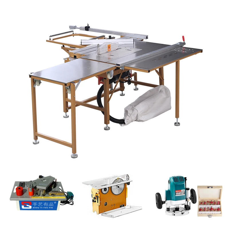 Dust-free Cutting Saw Precision Panel Saw Table Saw for Woodworking Multi-function Panel Saw Frame Portable Workbench