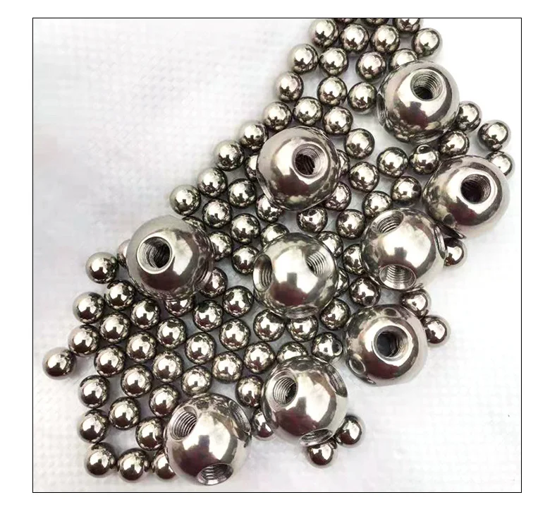 Evian Hot sale high quality M2M4M5M6M8 Metric thread steel ball drilling tapping teeth blind ball nut ball