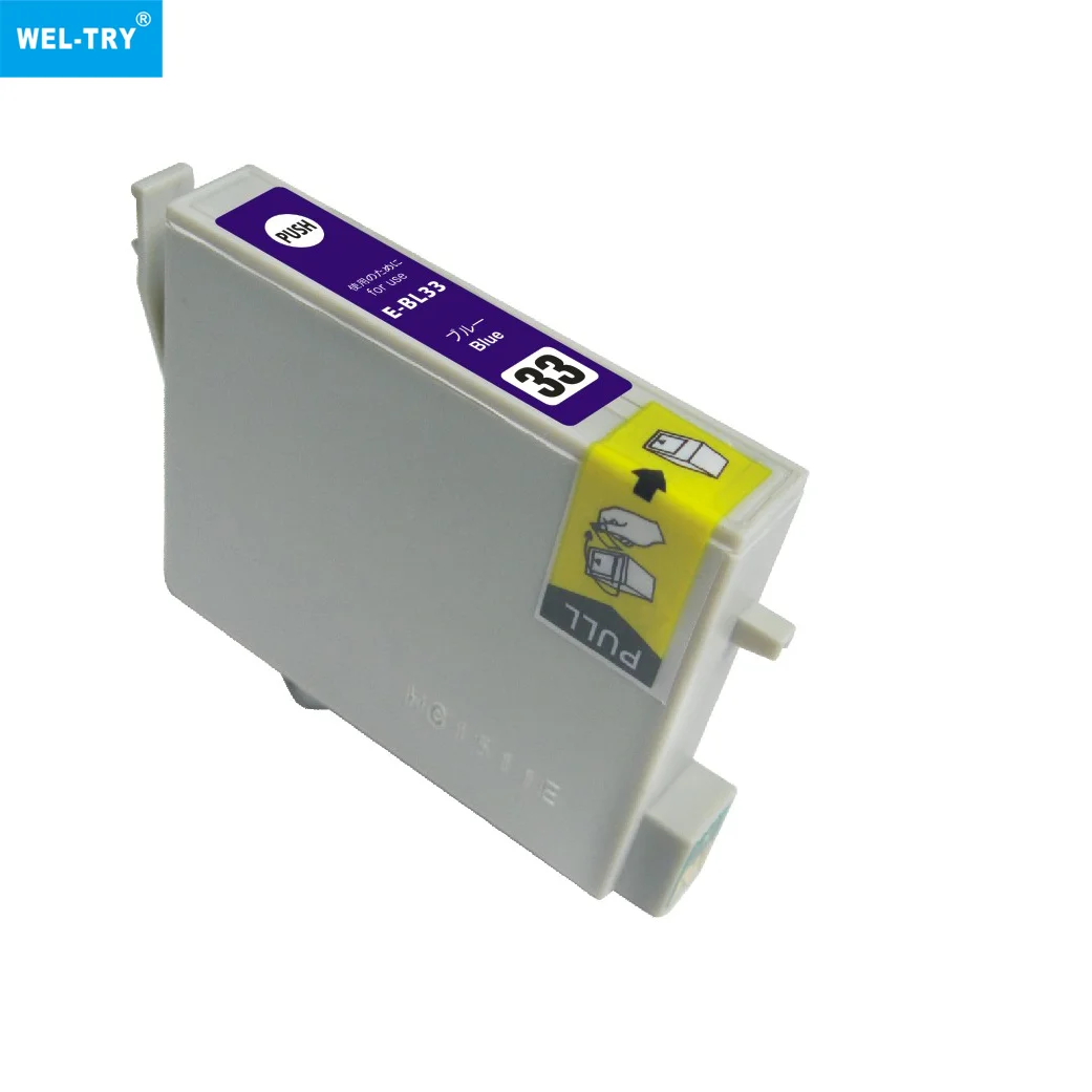 WEL-TRY ICBK53 ICC33 ICMB33 ICY33 ICM33 ICOR33 ICGL33 ICBL33 Premium Compatible Color Inkjet Ink Cartridge for Epson PX-G5000