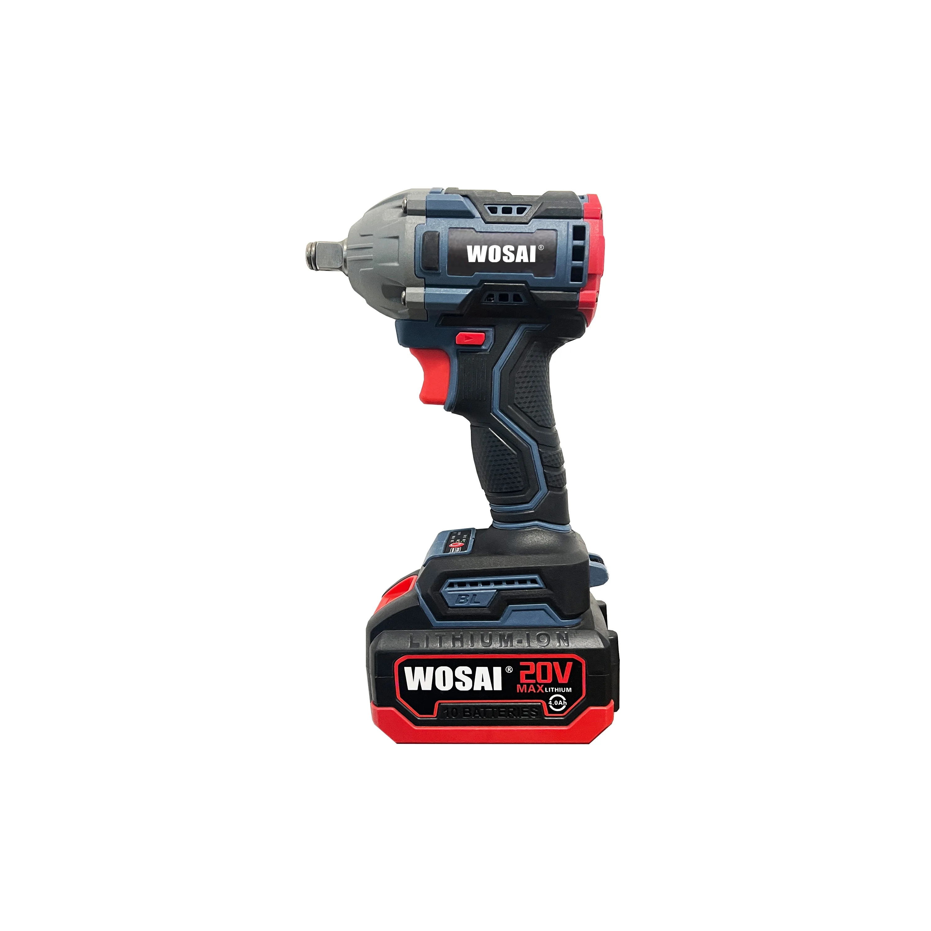 WOSAI Power Wrench Cordless Impact High Torque  Electric Brushless Cordless Impact Wrench 120N.m  and  16V and 1700 Rpm