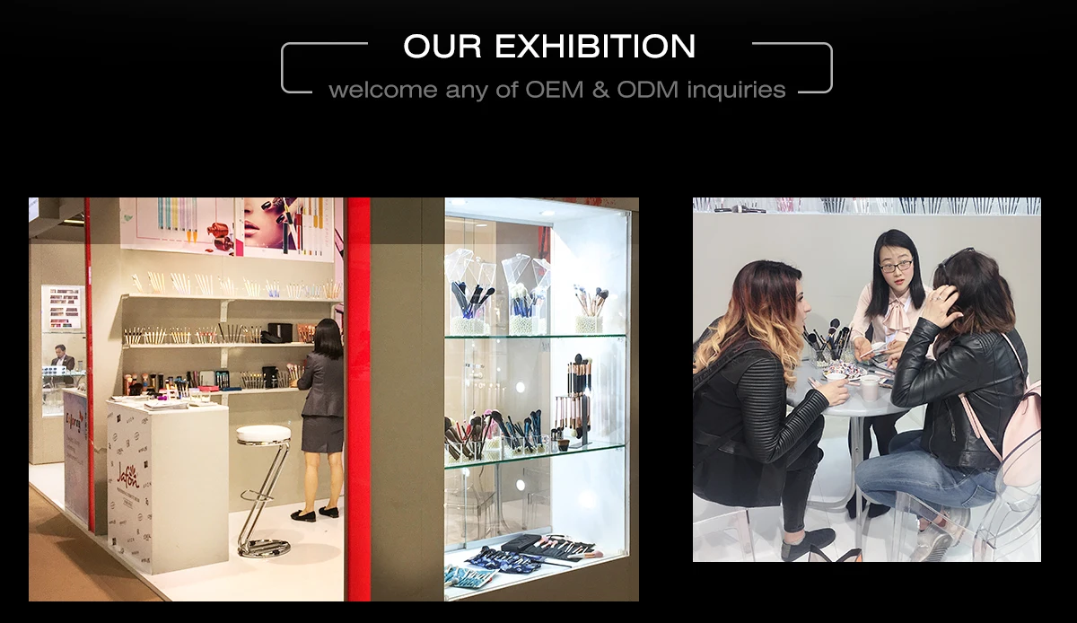 Cosmetic Brush Powder Eye Brush Bling Human Hair Makeup Brush Set