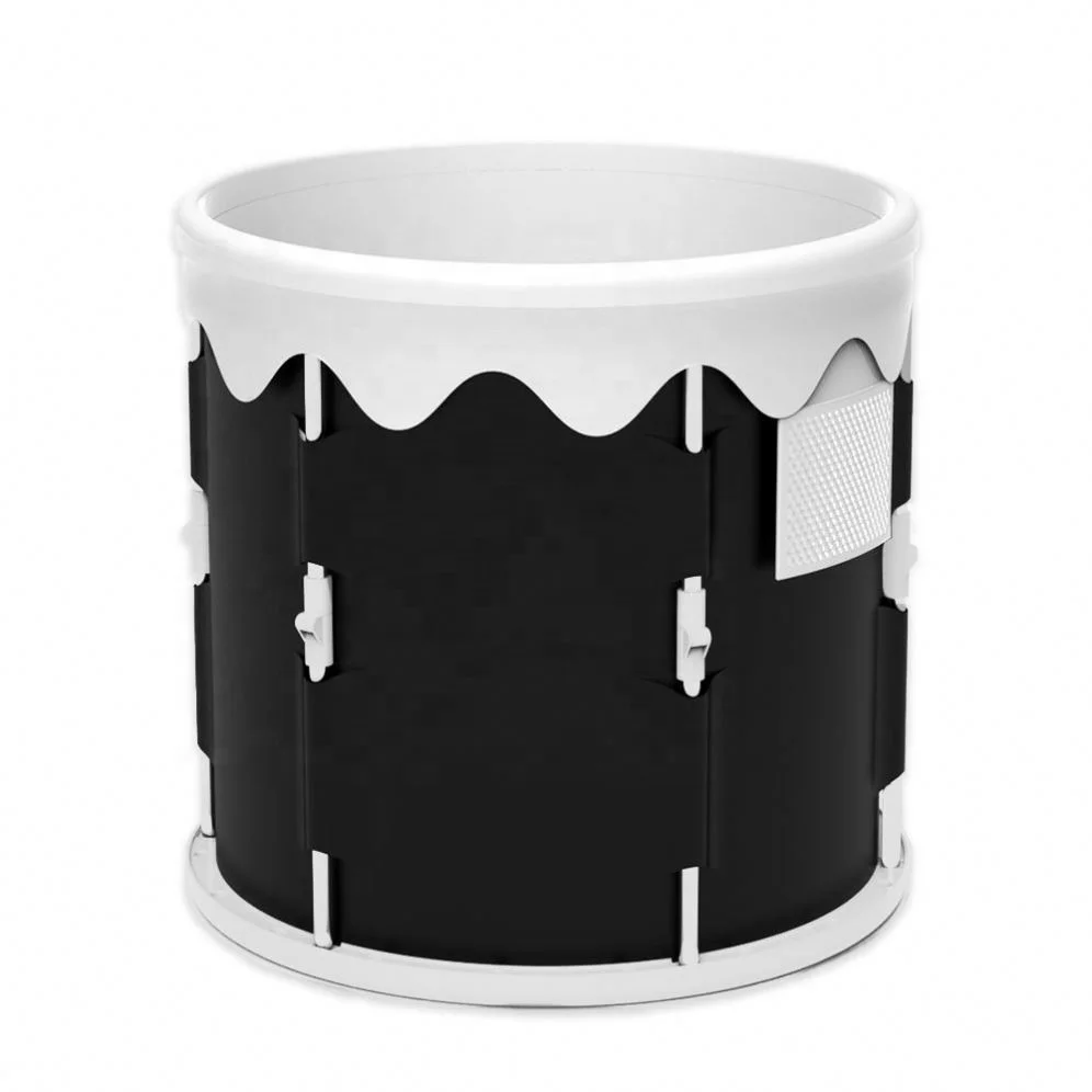 New Arrival Round Plastic PVC Simple Soaking Foldable Freestanding Bathtub For Adults