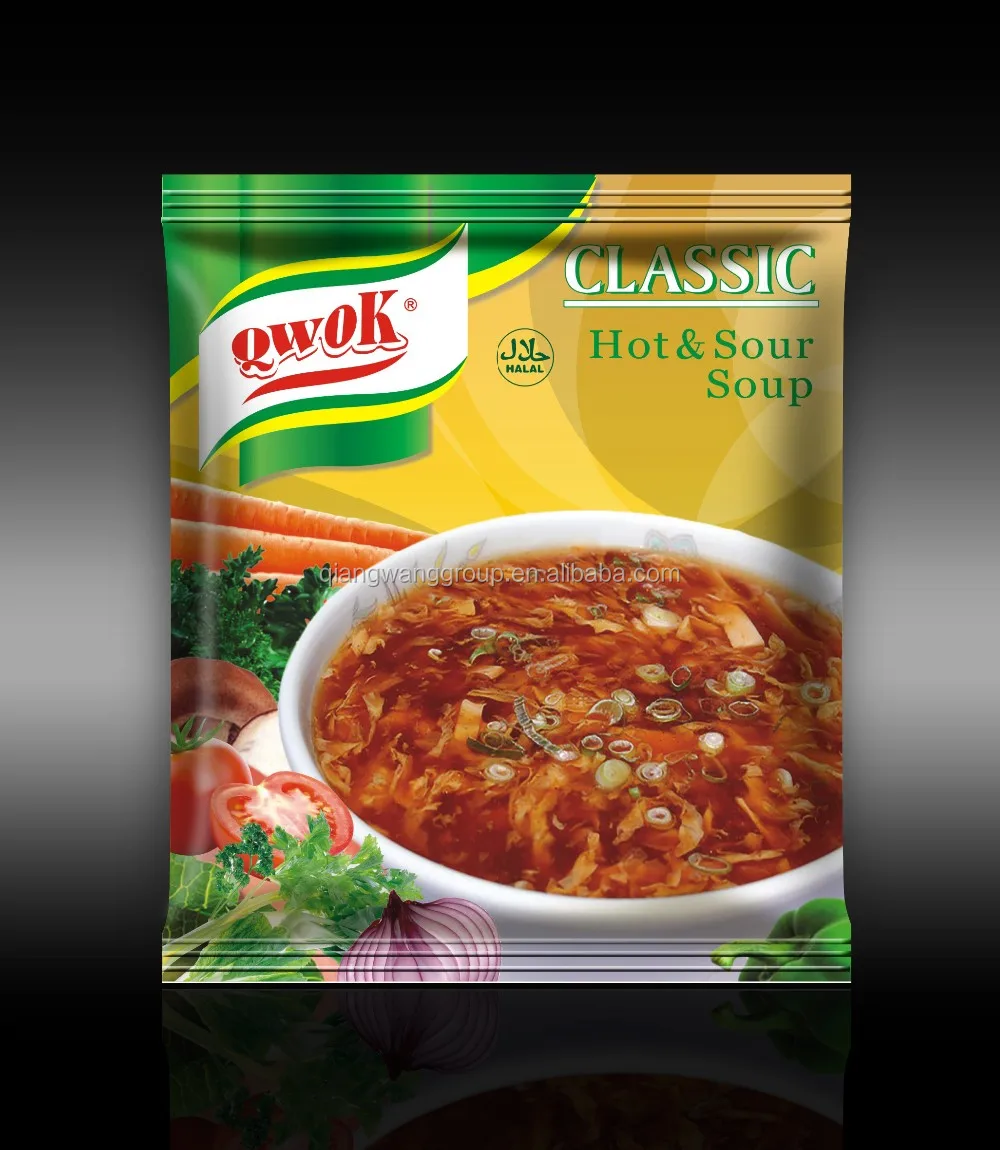 Высшее качество, 50 г в упаковке, суп в форме порошка, африканская халяльная еда, OEM и изготовление на заказ, смешанный овощной суп