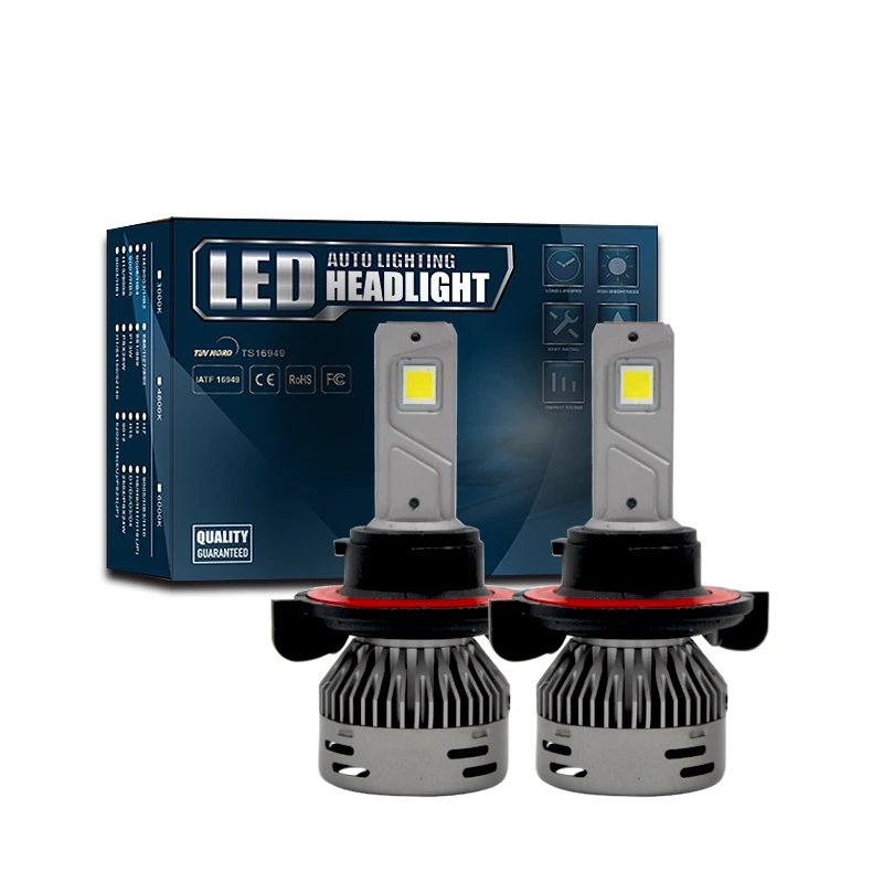 Hot Sale Super Bright Auto Car Led Light H1 H3 HB3 9006 H11 Fan Cooling Car Bulbs 16000lm A5 LED H7 H4 LED Headlight 9007