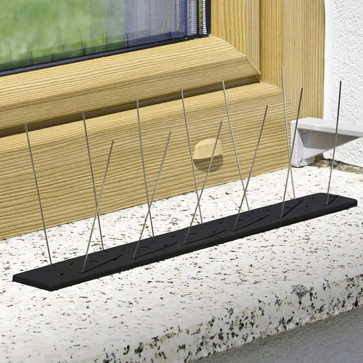 Bird Repellent Set Anti Birds Pigeon Spikes Garden Scare Pigeon Cat Sprickle Strip Stainless Steel Spikes 100 cm