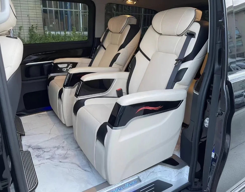 Interior Modified electric vip luxury car seat with massage ventilated for alphard maybach toyota hiace van