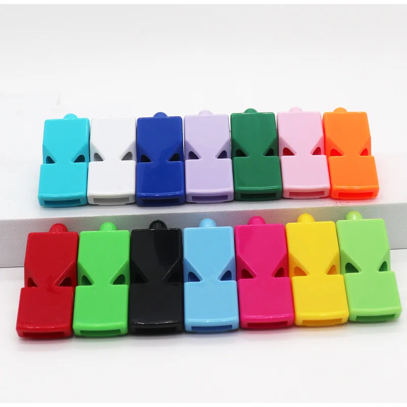 KYWH031 Outdoor games emergency alarm plastic whistle referee whistle without lanyard