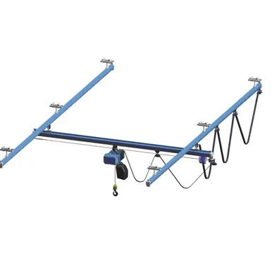 500 kg 1 ton 2 ton kbk type flexible suspension rail overhead crane