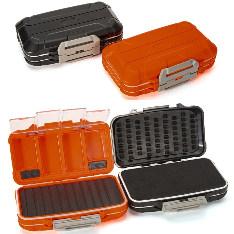 accessories wholesale china factory double layer plastic container storage baits lure tackle fly fishing box