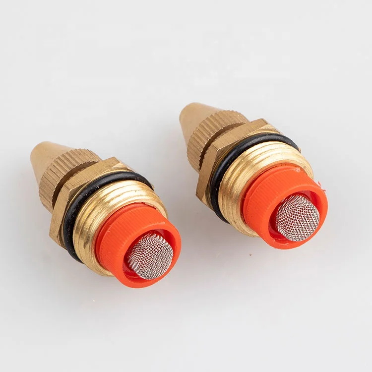 1/2 rockery Brass Adjustable atomizing nozzle,Water Spray fine mist Irrigation nozzle