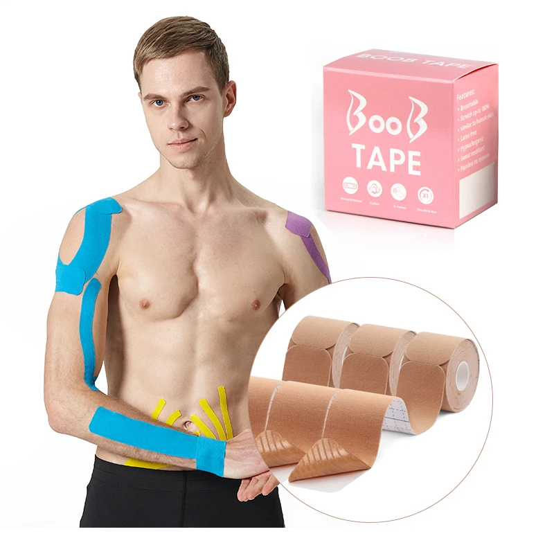 Kinesiology Tape Precut Elastic Therapeutic Sports Tape -Pain Relief Adhesive muscle sports tape