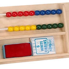 Kids Toys Multifunctional Educational Toys 2 in 1 Wooden Double Face Chalkboard Toy